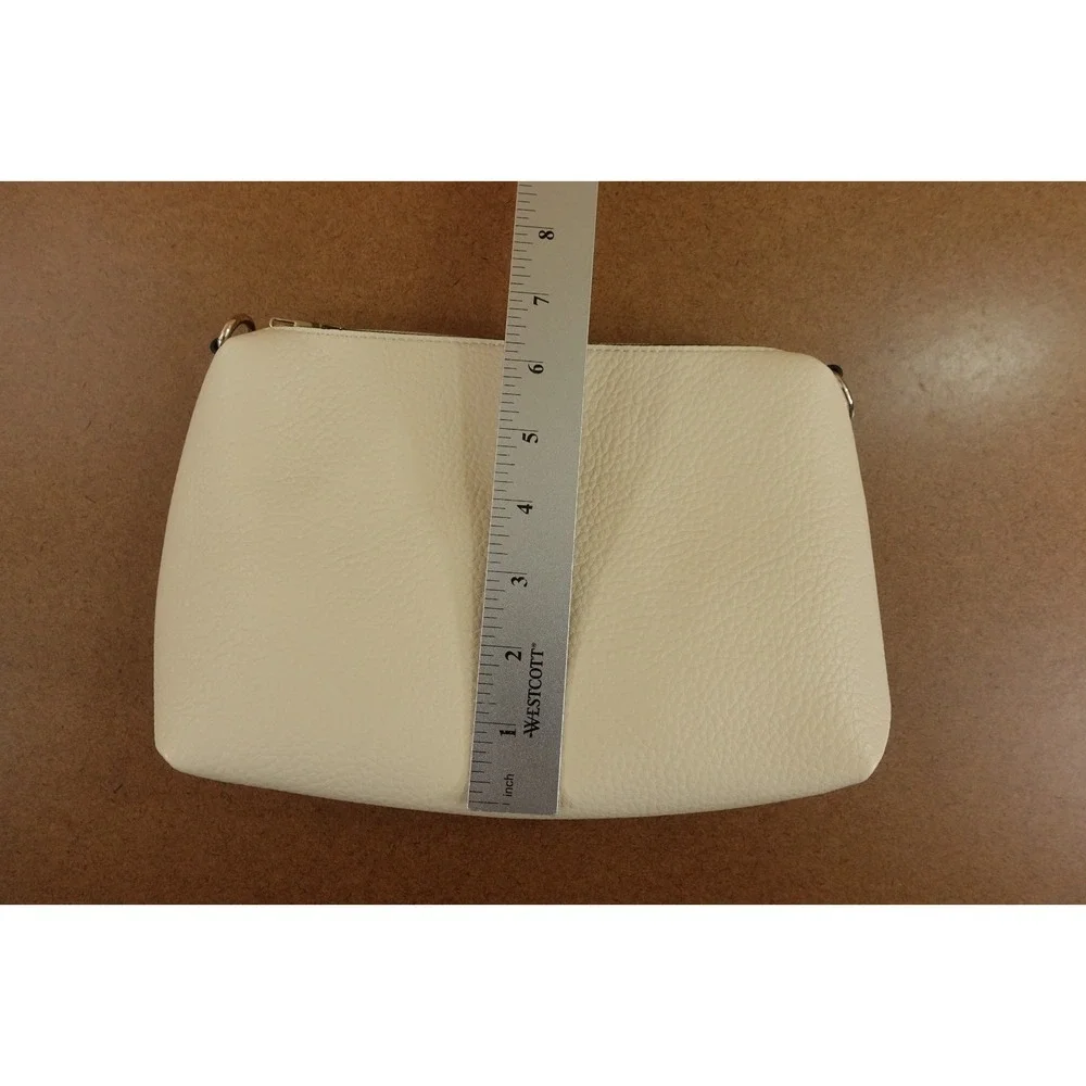 K. Carroll Ivory Vegan Leather RFID Crossbody Organizer 2-In-1 Handbag Set NWT